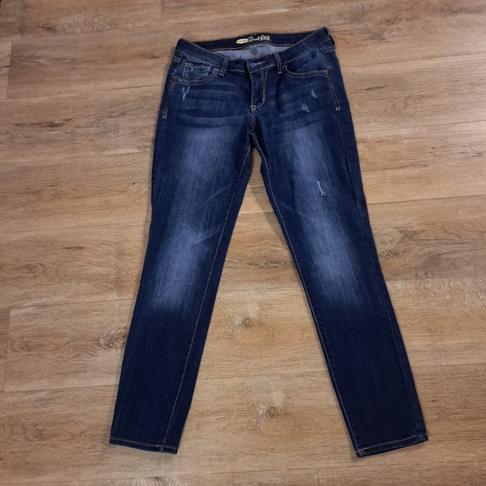 Old Navy Rock Star Regular Blue Denim Jeans Women's Size 12